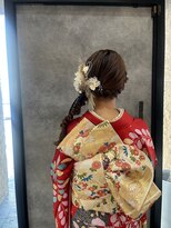 アールトゥーヘアー(art To Hair)&nbsp;成人式/サイド編みおろし