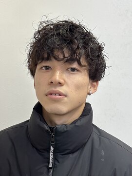 ディッセンバー 伊勢崎(December) メンズショート/センターパート/パーマ/ニュアンスパーマ