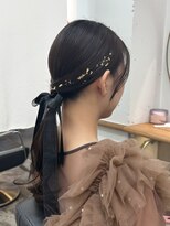 エニエンメイクス 立川(ENIEN MAKE'S) 金箔アレンジ/ローポニーアレンジ/華やかヘア