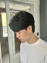 ハングアウト(Hangout)&nbsp;毛流れセンターパート/ニュアンスパーマ/メンズパーマ