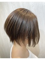 テーラヘアー 北越谷店(TELA HAIR)&nbsp;前下がりショートボブ×マットアッシュ♪