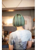 スリースリーナイン ヘアーアンドメイク(339 hair&make) ミント?ターコイズ?良い感じハイライト/バレイヤージュ