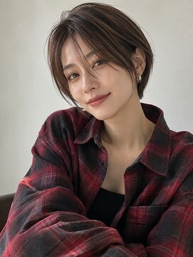 ワゴンバイアフロート(Wagon by afloat) ひし形耳掛けショート×長め前髪あり20代30代40代髪質改善池袋