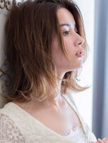 キープへアデザイン(keep hair design)&nbsp;【keep hair design】メルトカラー×無造作ボブ【by三橋】
