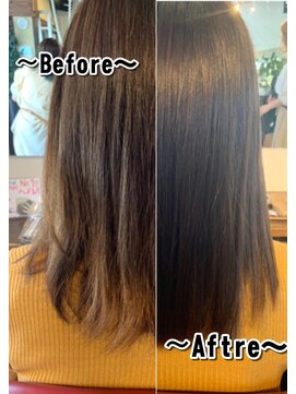 ピースリーヘア バイ カーサ(peathree.hair by CASA) 高濃度水素トリートメント×ミディアムレイヤー