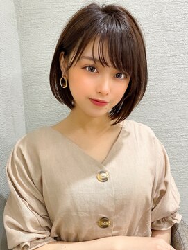 アフロート エル 錦糸町(AFLOAT L) 濡れ髪ショートボブは前下がりが可愛い☆