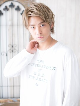 モッズヘア メン 南越谷南口店(mod's hair men) ワイルドアップバングのハイライト・ネオウルフI