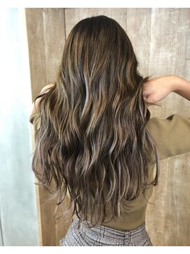 ザオフショア(THE OFF SHORE) シールエクステ×ハイライトカラー