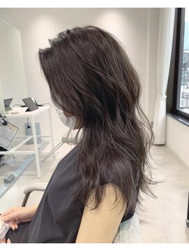 ヨーク(YOKE) YOKE  チャコールグレージュ ロングレイヤー