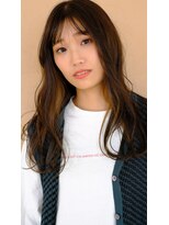 スリー スタンド(THREE STAND) 抜け感ロング　インナーカラー