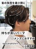 20代30代40代ナチュラルパーマ爽やかショート