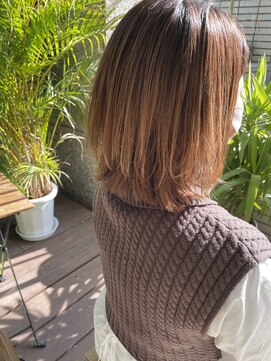 ダブル(W) 【hair salon W】レイヤーボブ