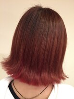 フィッティ 横須賀中央店(fiti) レッド×グラデーション×インナーカラー