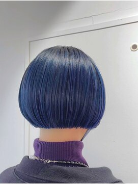 ミュー(Mu) プツっとボブ/ディープブルー