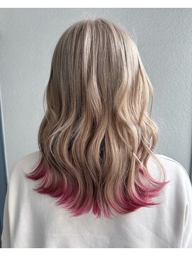 シレナバイアルティナ 辻堂店(sirena by artina) エンドカラー_バイカラー_波巻き