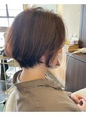 丸みショートボブ