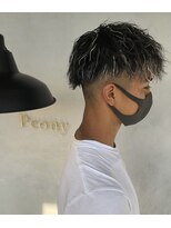 ピオニー(PEONY) ホワイトブリーチツイストパーマ