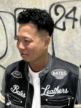 ヒロギンザ 大阪本店(HIRO GINZA) 濡れパン×スキンフェード