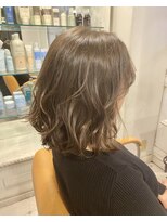 アズーア ヘアーアンドスパ(azure hair&spa) 艶カラーミルクティー