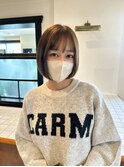 ミニボブカット【縮毛矯正+under7】
