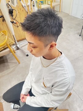 チェレ 新金岡店(Chere) アップバング/ツーブロック/スポーティ刈り上げヘア