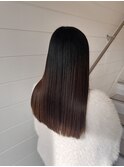 超自然派縮毛×艶サラ髪