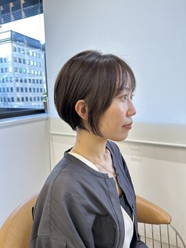 ロンドアジュール 横浜(Lond azur) ☆短すぎないうしろは丸みひし形シルエットショートボブ