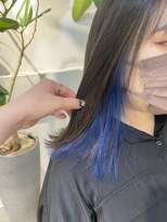 ワタトリ(waTatori)&nbsp;インナーデザインカラー/髪質改善/韓国風/オリーブグレー/黒髪