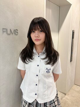 フィルムス 渋谷(FILMS) セミディ/シアーカラー/レイヤーカット/渋谷