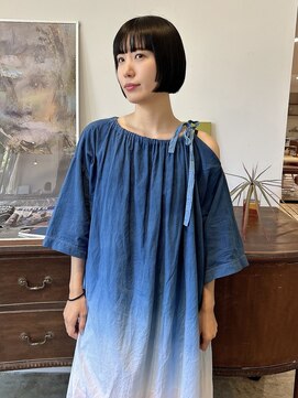 ヘアーアイストゥーレ(HAIR ICI TRE) ボブ ぷつっとボブ 姫カット 担当桜桃