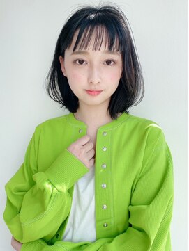 ケーツー エソラ池袋店(K-two) 丸みショート前髪ありボブ*結べるボブ*地毛風カラー*白髪染め