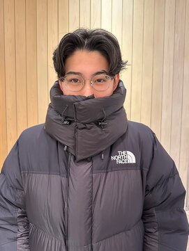 ブクレット(Bouclettes) 心斎橋 メンズパーマ センターパート 10代 20代 30代