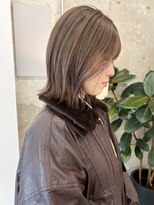 ノエ(noe)&nbsp;レイヤーボブ/グレージュ/20代30代mk-4