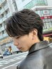 カット＋ケアパーマ ［新潟/万代/メンズパーマ/眉毛/men's］