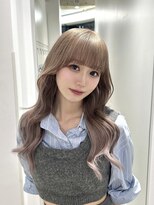 ブラウン(Brown)&nbsp;ミルクティーグレージュ/エクステ