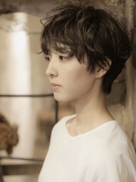 マギーヘア(magiy hair) magiyhair/下北沢/nico/ミニマムショート&ベージュ