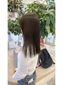 オリーブカラーx艶カラー