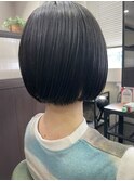 切りっぱなしボブ