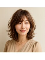 スープレックス ヘアーデザイン(SOUPREX HAIR DESIGN) SOUPREXミディアムラフウェーブ　20代 30代 40代 50代 60代