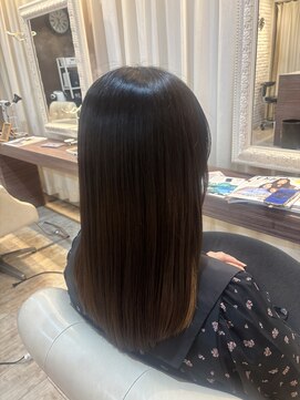 【ツヤ、手触り感アップ】髪質改善ヘアエステトリート＋カット