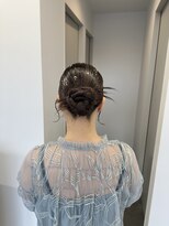 グリ(GRIS)&nbsp;カチモリヘアセット/低めシニヨン/ヘアアレンジ