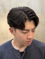 ドルクス 上野店(Dorcus)&nbsp;ニュアンスパーマ/センターパート/毛流れパーマ