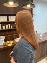 ニュースエン(newseN:)&nbsp;オレンジベージュ/ダブルカラー/ケアブリーチ/髪質改善/新潟