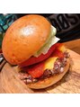 ヘアーアンドメイクガク(Hair&Make GAKU)&nbsp;お気に入りのハンバーガー☆