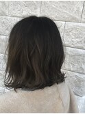 地毛を育てる ベージュグラデーション