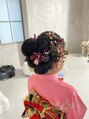アイムエムアール(IMMR)&nbsp;他にヘアメイクの仕事もしています。着付けは七五三から花嫁まで