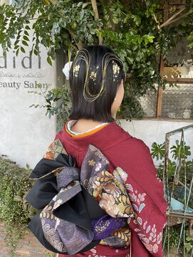 ディディ イック(didi ic) タイトな着物ヘア&着付け