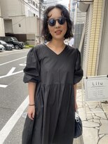 リル(Lilu)&nbsp;ナチュラルなパーマスタイル。髪質改善