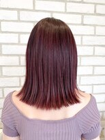アッシュ 十日市場店(Ash)&nbsp;大人ボブ　ピンクカラー