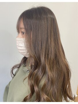 ハートボックス 四谷店(Heart box) 大人かわいいナチュラルグラデーション柔らかアッシュベージュ